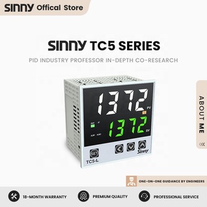 Controlador de temperatura de termostato LED PID digital con función RS485, salida de relé/SSR de 96*96, luz blanca Sinny, para horno - Product Image 3