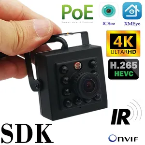 4K 2MP/<strong>3MP</strong>/4MP Mini IP POE <strong>Cameras</strong> Night Vision IP Cam Wide Angle <strong>1</strong>.6MM Audio Security Camera Small Video Camera - Product Image 2