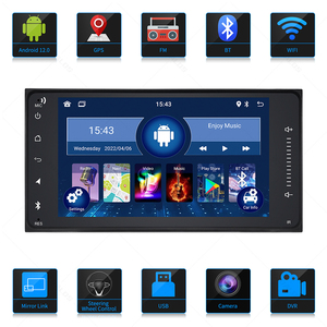 Autoradio da 7 pollici per Toyota 2 + 32G Android lettore MP5 con ventole di raffreddamento - Product Image 3