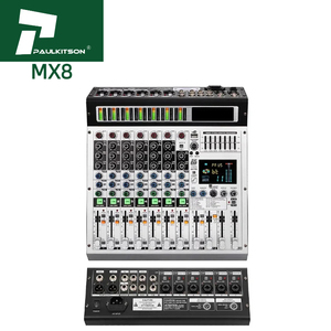Paulkitson <strong>Mixer</strong> MX12 DJ Controller <strong>Mixer</strong> 12Channel <strong>Pro</strong> Audio Console Sound Professional Digital Console <strong>Mixer</strong> Sound System