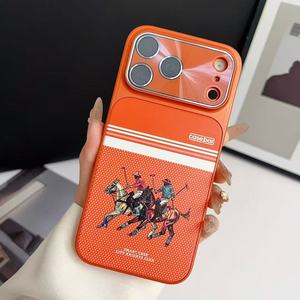 מועדון אבירים עור מגנטי מחשב נייד מקרה טלפון נייד Iphone 17 אוויר 16 אוויר מקסימום עדשות זכוכית מותג פולו פו העליון בחזרה tpu - Product Image 6