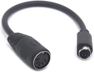PS/2 a Cable de teclado adaptador-Adaptador de 6 pines Mini Din macho a 5 pines MIDI mujer teclado adaptador - Product Image 4