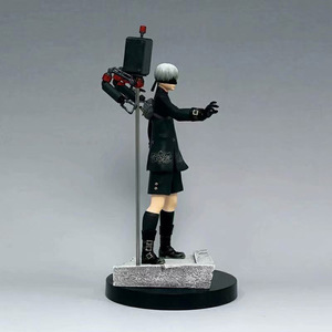 NieR otomata Anime YoRHa No.2 tip B NieR 2B heykelcik koleksiyon modeli oyuncak bebekler 10cm Nier otomata Action Figure - Product Image 6
