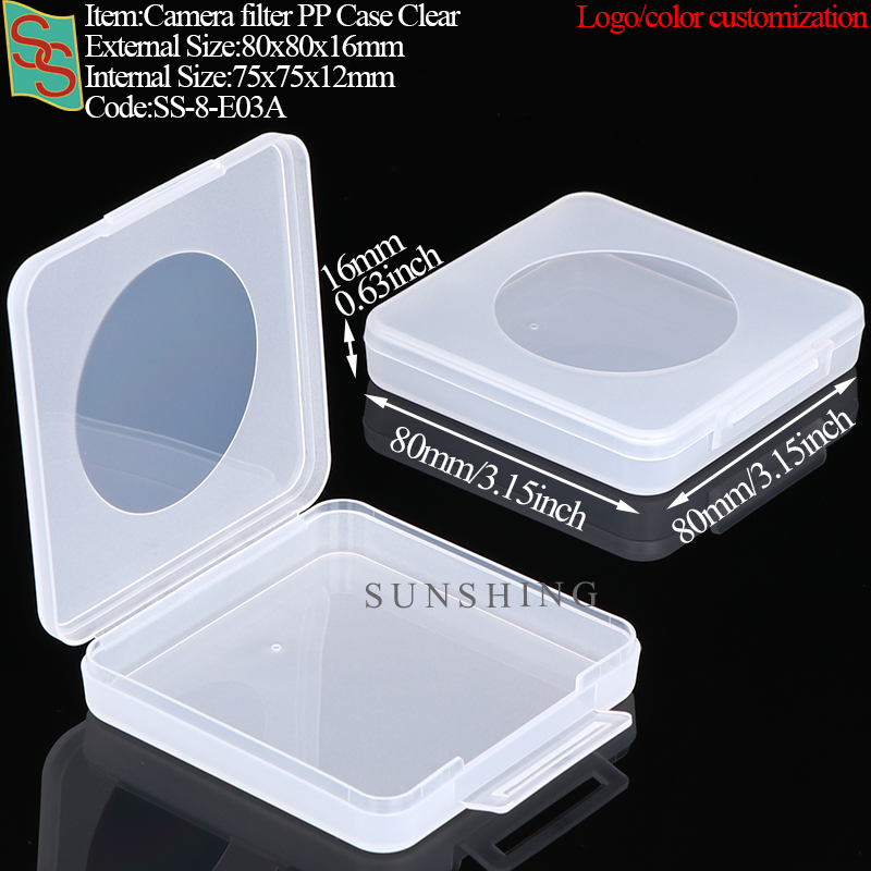 E03A:80x80x16mm W/Round Window