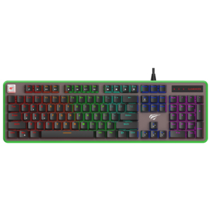 Teclado mecánico retroiluminado de tamaño completo para Gaming, teclado colorido Led Rgb para PC, Kb870L Havit Oem, USB 104 teclas - Product Image 3