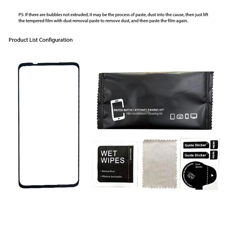 Kit de película templada