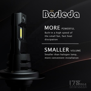 Hot Sales Automotive Headlamp Bulb <strong>40W</strong> With Fan and Fin <strong>12V</strong> for Car Replace Halogen H7 Bulbs Mini Size Headlight Bulb H7 <strong>LED</strong> - Product Image 6