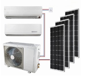 Fabrika fiyat eko 18000btu Split duvara monte AC güneş enerjili klima klima
