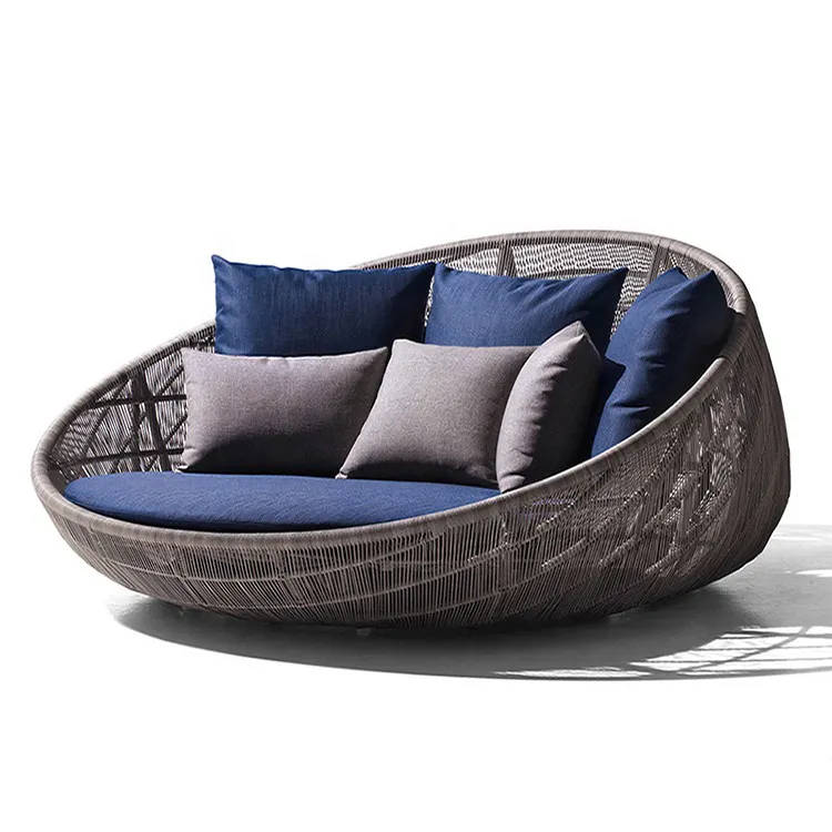 Chinese Leveranciers Bestseller Comfortabele Tuin Swing Sofa Indoor Outdoor Rotan Sofa