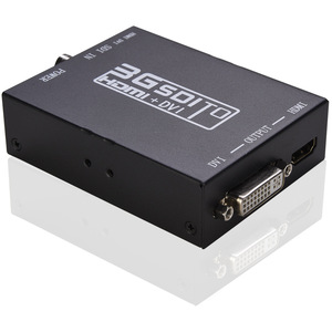 Convertidor 3G SDI a HDMI + DVI con conectores, adaptador de 5V CC, manual de operación - Product Image 4