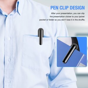 All'ingrosso proiettore presentatore telecomando clicker con puntatore laser clicker ad alta potenza per presentazioni powerpoint - Product Image 6