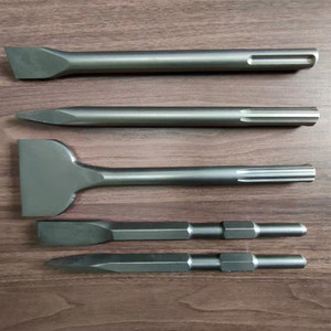Customized Sand Blasted 40cr SDS Max <strong>Chisel</strong> Point Flat Self Sharpening <strong>Masonry</strong> <strong>Chisels</strong> Set <strong>for</strong> Brick Wall - Product Image 5