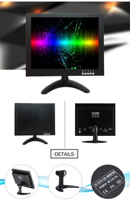卸売10インチBNC CCTV液晶モニターHDR機能IPSパネルデスクトップアプリケーション用CCTVカメラシステム用 - Product Image 6