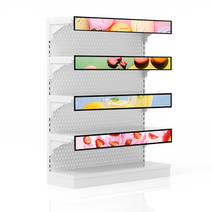 Akıllı özelleştirilmiş Bar Lcd Led ekran 24 inç iyi fiyat etiketi reklam raf Lcd ekran ekran - Product Image 4