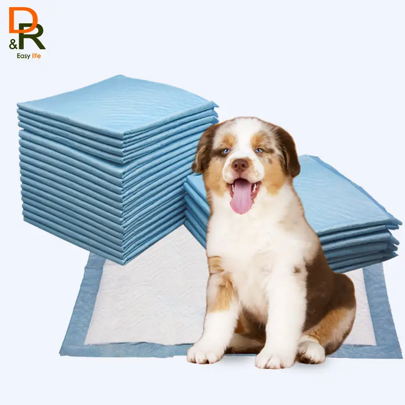 Secagem rápida resistente de cão, super absorvente em camadas resistente à prova de vazamento treinamento de promoção xixi pad para cachorros