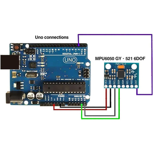 GY-521 MPU6050 3-Achsen-Beschleunigungsmesser Gyroskop ModuleMPU-6050 Modul I2C DIY Kit für Arduino - Product Image 6