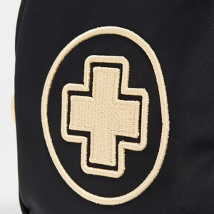Özel siyah naylon Mini ilk yardım çantası dayanıklı kullanımlık büyük su geçirmez depolama makyaj çantası seyahat için işlemeli Logo fermuar - Product Image 4