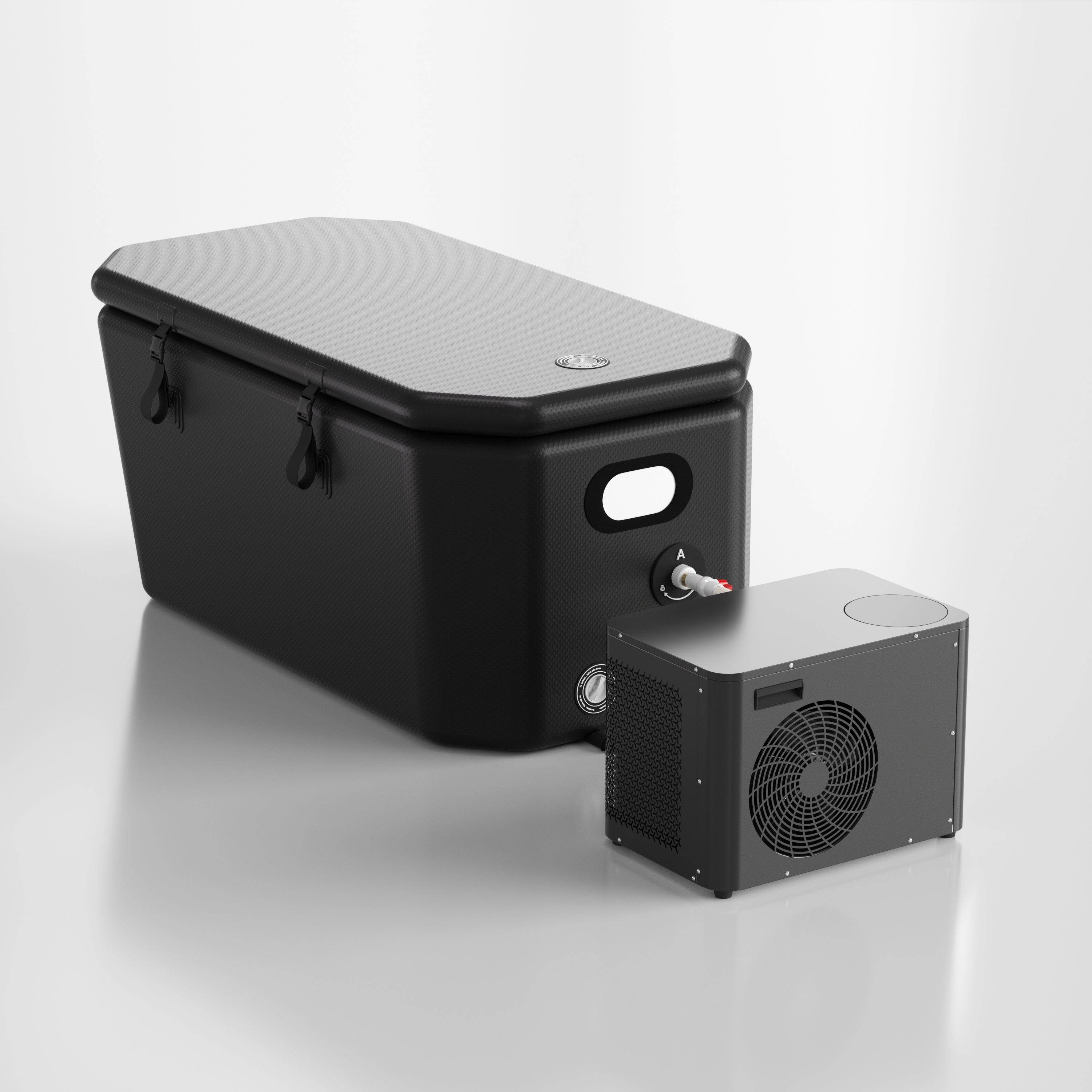 Ensemble de bain de glace noir