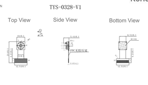 Factory Hot Selling 0.3MP GC0328 VGA <strong>Sensor</strong> Fixed Focus Scan <strong>Code</strong> Payment DVP Camera Module - Product Image 4