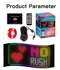 2448 modello di messaggio di controllo delle APP di progettazione gratuita programmabile per l'animazione del testo dei Graffiti per la pubblicità di pannelli a matrice a Led flessibili - Product Image 3