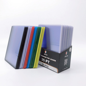 Цвет границы Красный Белый Черный Синий Зеленый Желтый границы 3x4 Toploader держатель карты верхний погрузчик - Product Image 3