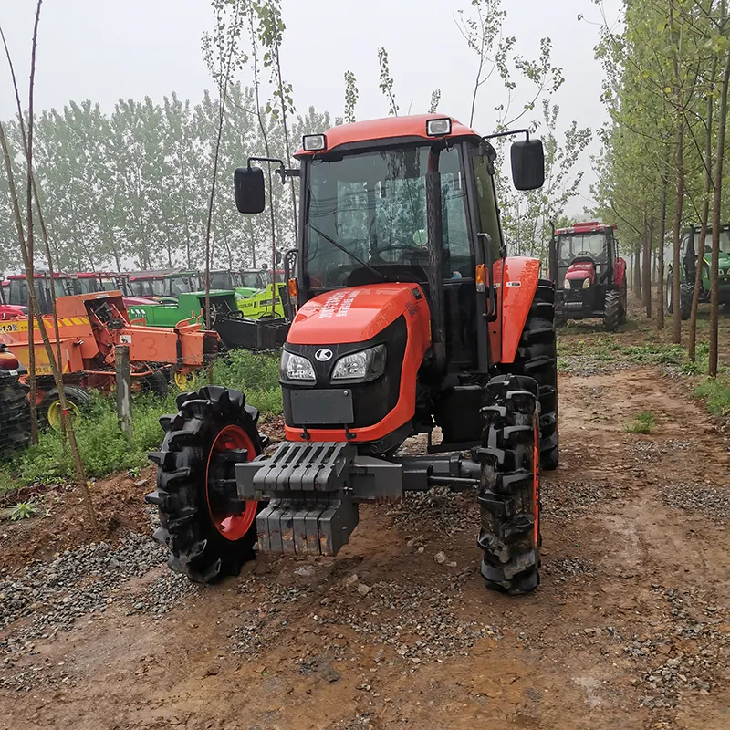 Kubota-tractores de granja M954KQ 95hp 4wd kubota de segunda mano, tractores rotativos para agricultura