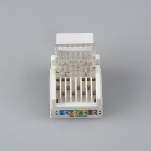 Rj45 6类网络6类梯形插孔无工具90度UTP无屏蔽模块化插孔 - Product Image 4