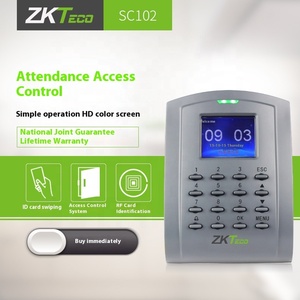 ZK SC102 Card porta di accesso Standalone TCP/IP RFID 125KHZ 13.56MHZ IC MF EM Card Time frequen Card porta sistema di controllo di accesso alla porta - Product Image 5