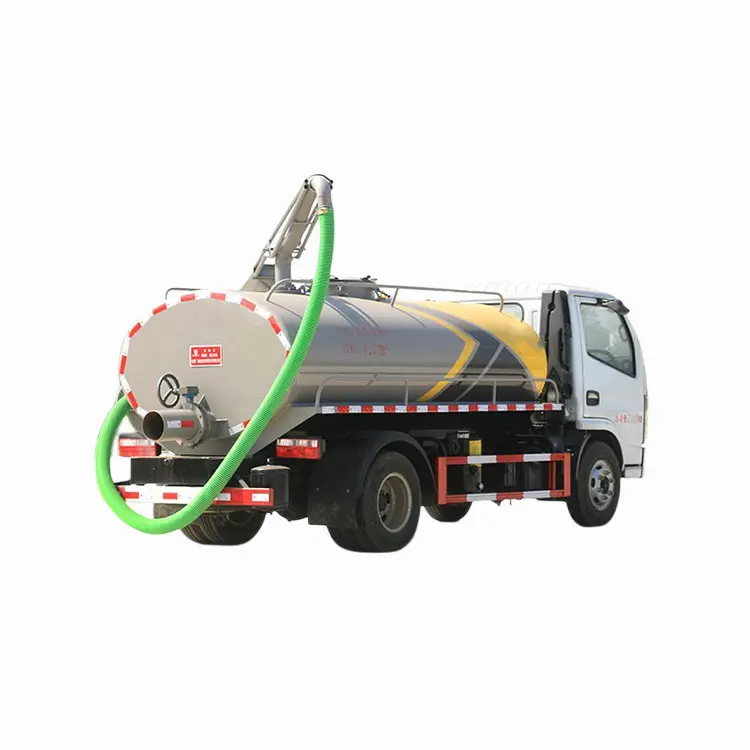Китай 4000 литров септик канализационный насос всасывающий грузовик для продажи