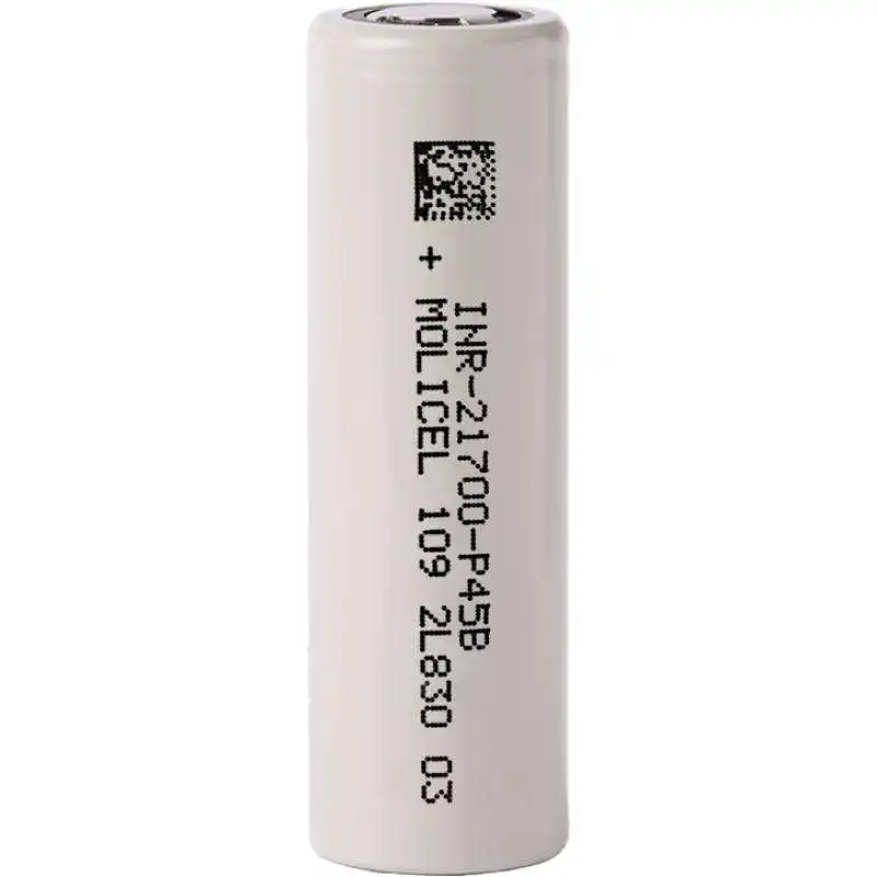 MOLICEL 100% Original High Capacity INR21700 P45B 4500mAh 45A High Discharge Rechargeable Battery Made in taiwan