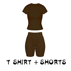 Tshirt set-Chocolate