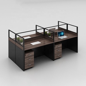 Office Furniture Cubicle <strong>Computer</strong> Workstation Partitions Staff Table Open <strong>Durable</strong> Modern <strong>Executive</strong> Table Office Desk Supply - Product Image 1