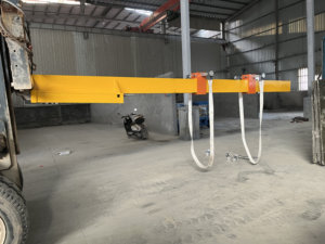 Hot Sale Forklift Attachment Extension Boom Jibs <strong>Loading</strong> an <strong>Unloading</strong> Stone Slab Bundle Into <strong>Container</strong> - Product Image 6