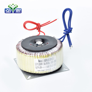 Amplificatore multiuso per trasformatore toroidale monofase con ingresso 220V e uscita 24V