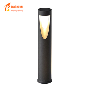 新设计30厘米简约设计铝场柱灯10瓦发光二极管花园草坪灯户外