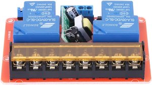 AC100V-250V 30A Hochleistungs-2-Kanal-Relais DC5V High-Low Level Trigger Switch-Modul für Arduino