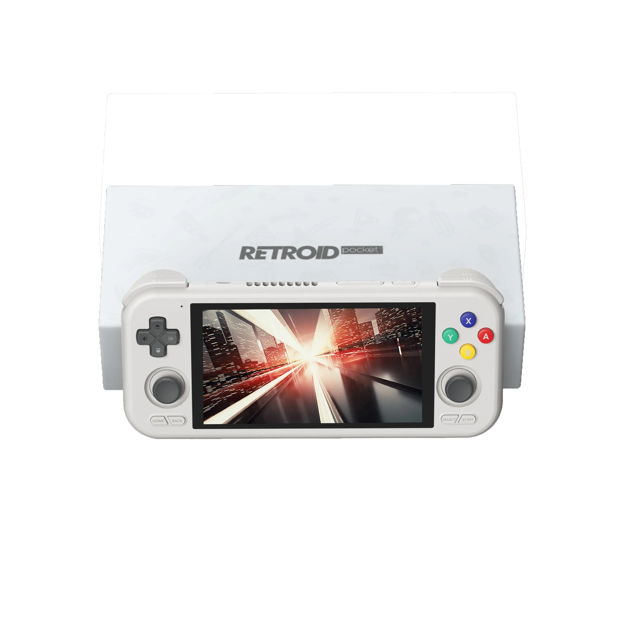 جهاز تحكم ألعاب فيديو أندرويد Retroid Pocket RP4 Pro شاشة 4.7 بوصة بذاكرة 8 جيجا بايت متصل بالواي فاي والبلوتوث قابل للشحن محمول باللمس