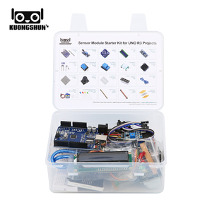 KUONGSHUN Sensormodul Starterset für Arduino Set R3 0.96 OLED 1602 LCD-Display mit Tutorial