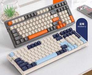Teclado retroiluminado mecánico Bluetooth con luz LED con cable inalámbrico 2,4G teclado para juegos personalizar teclado para portátil K8 - Product Image 3