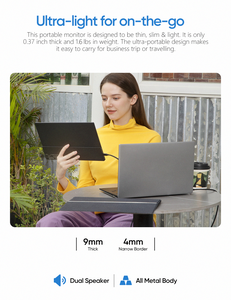 18.5&quot; Smart Portable Monitor Z18TV PRO with Google TV Touch Screen Display for <strong>Mini</strong> PC Laptop Phone <strong>Xbox</strong> PS4 PS5 Switch