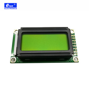 Custom 0802 Lcd 16 Pin Display 8x2 Character Yellow LCD Module - Product Image 2