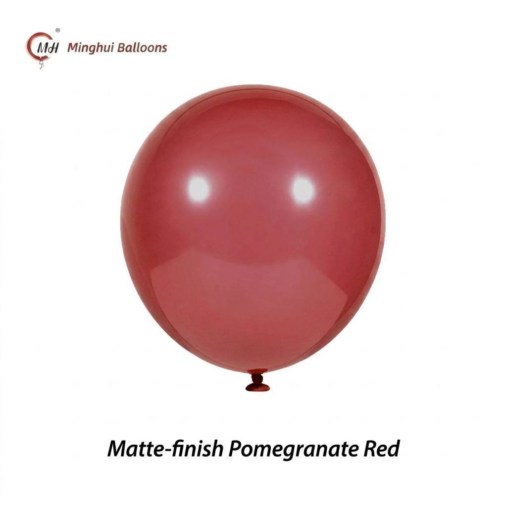 Matte-finish Pomegranate Red