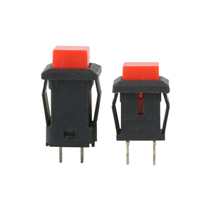Interruttore a pulsante in plastica facile da usare interruttore a spinta momentaneo per luce impermeabile IP67 IP55 2 pin terminale 250v Max voltaggio 16mm