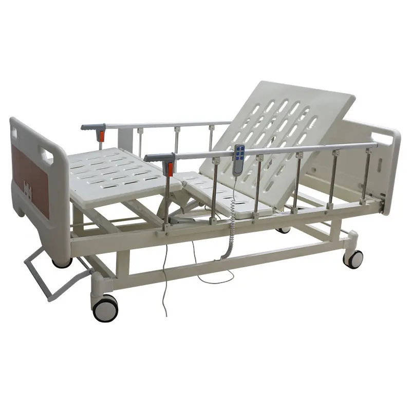 新しい多機能高齢者病院ホームケア看護医療ベッドマニュアルターンオーバーベッド電気ダブルシェイク看護ベッド
