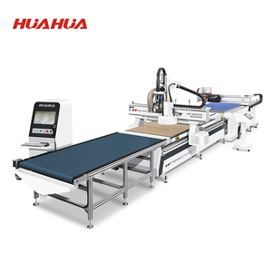 HUAHUA-fresadora de 3 ejes, enrutador de madera Atc, servoaccionada, Cnc 1325, precio, carpintería con cambio de herramienta automático - Product Image 1