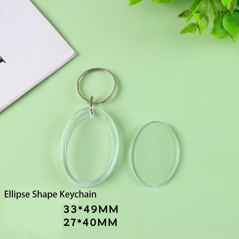 Porte-clés en forme d'ellipse