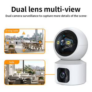 R12 Intelligent Dual-lens Linkage Wifi Camera H.265 <strong>Image</strong> <strong>1</strong> Set <strong>Top</strong> 2 Sets Intelligent Rotation Support Two-way Audio - Product Image 4