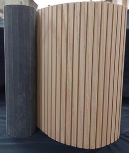 软墙板柔性弯曲3D中密度纤维板室内装饰压花棉铃板柔性板