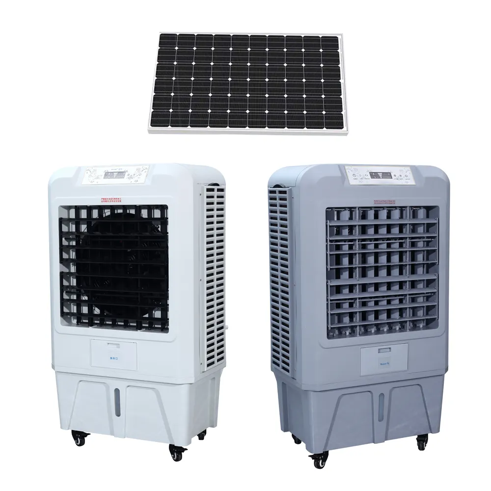 Refroidisseur d'air solaire portable à eau, appareil solaire, dc, ac
