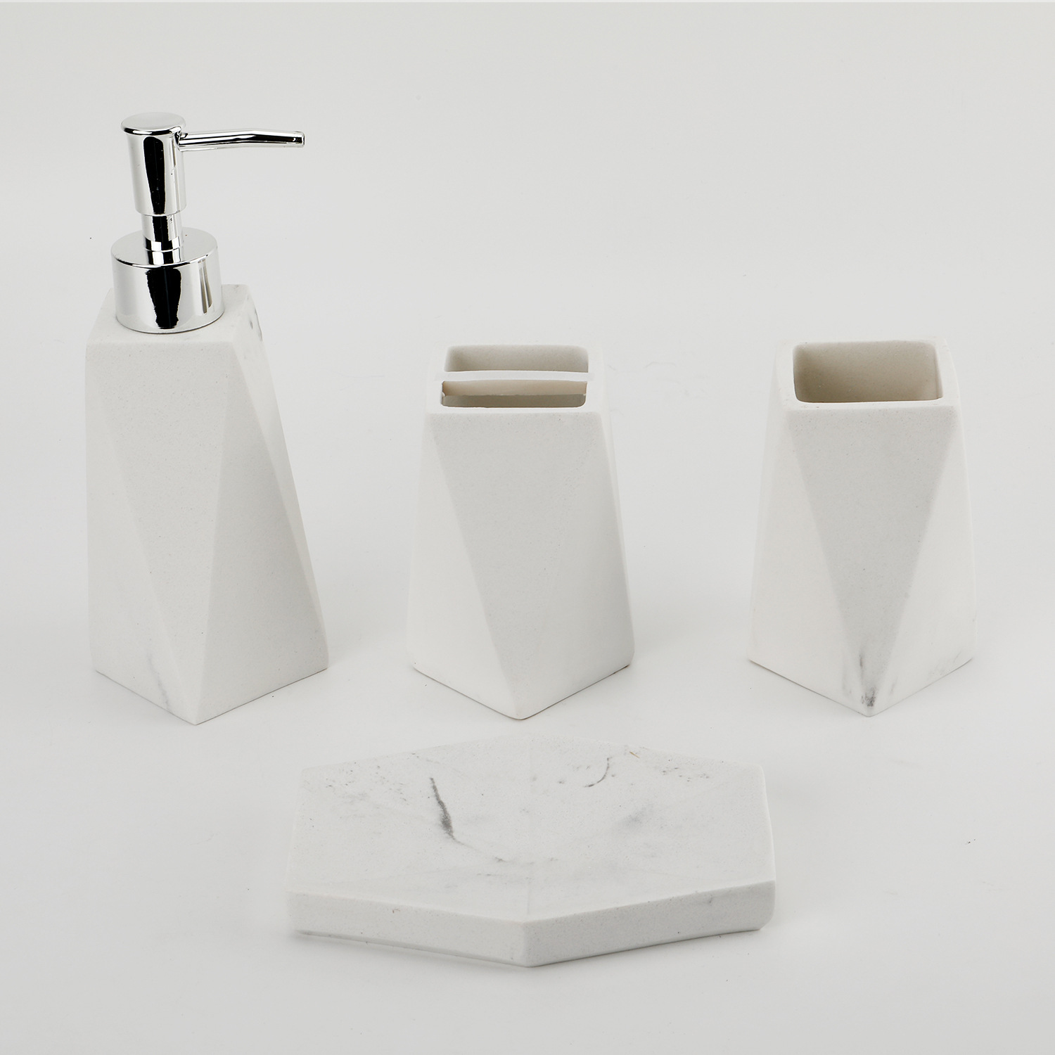 1018 edge marble four-piece set